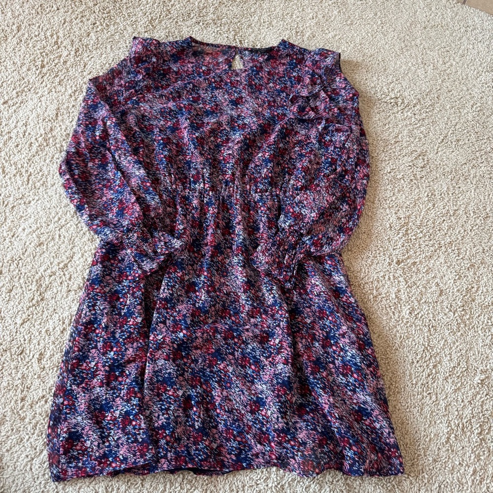 GAP floral chiffon dress